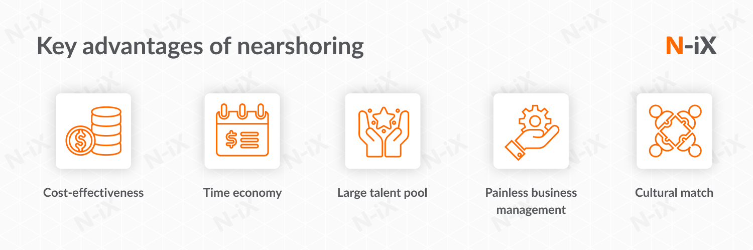 Key advantages of nearshoring