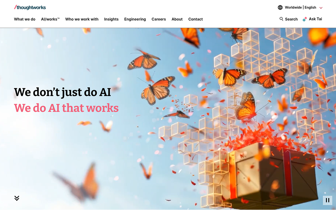 Top-tier data analytics companies - thoughtworks